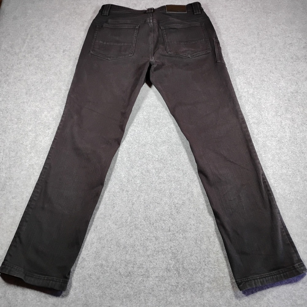 Duluth Trading Co Ballroom Doubleflex Standard Fit Mens Black Denim Jeans 34x32 - Picture 9 of 12